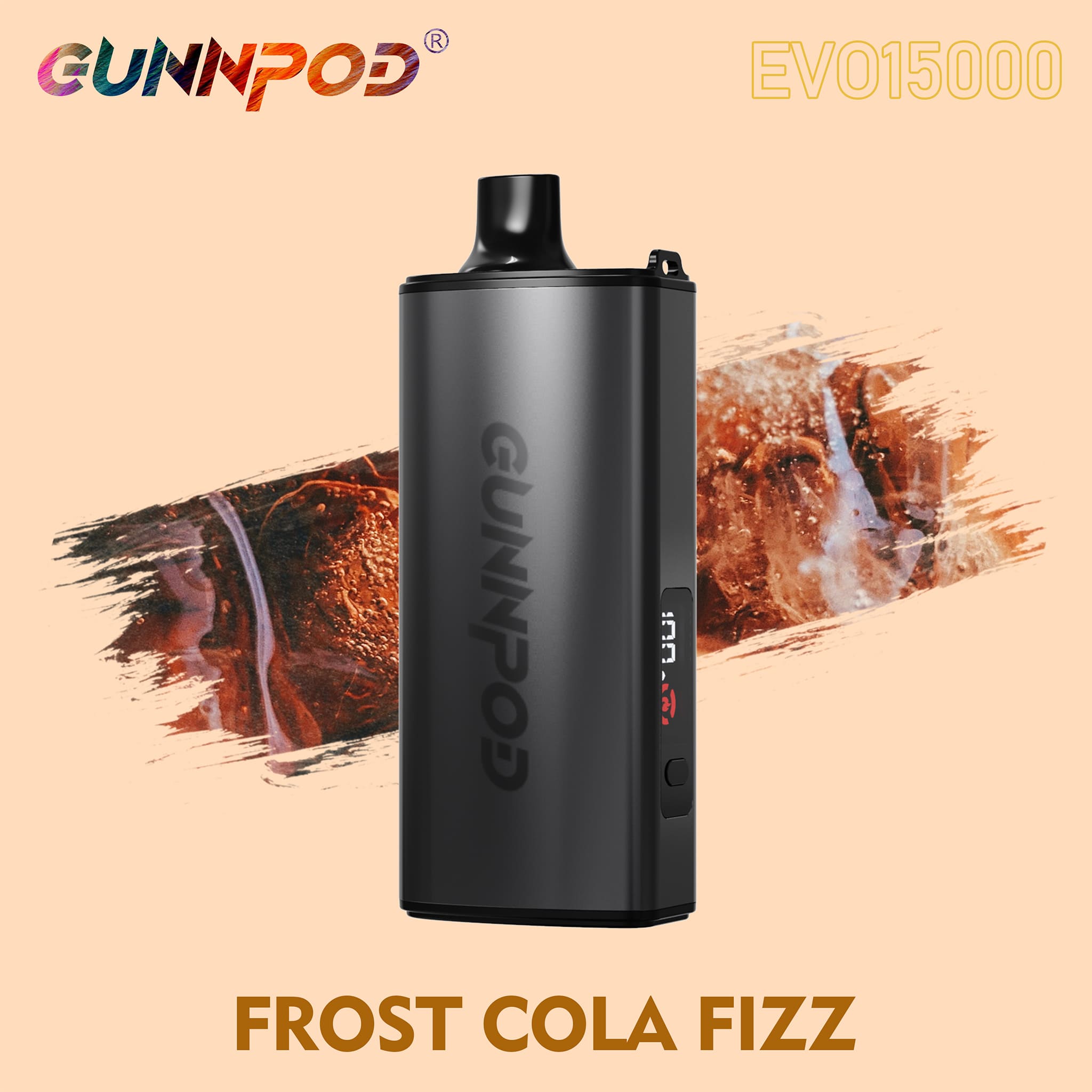 15K Puffs Gunnpod Evo Disposable Vape Frost Cola Fizz Flavor