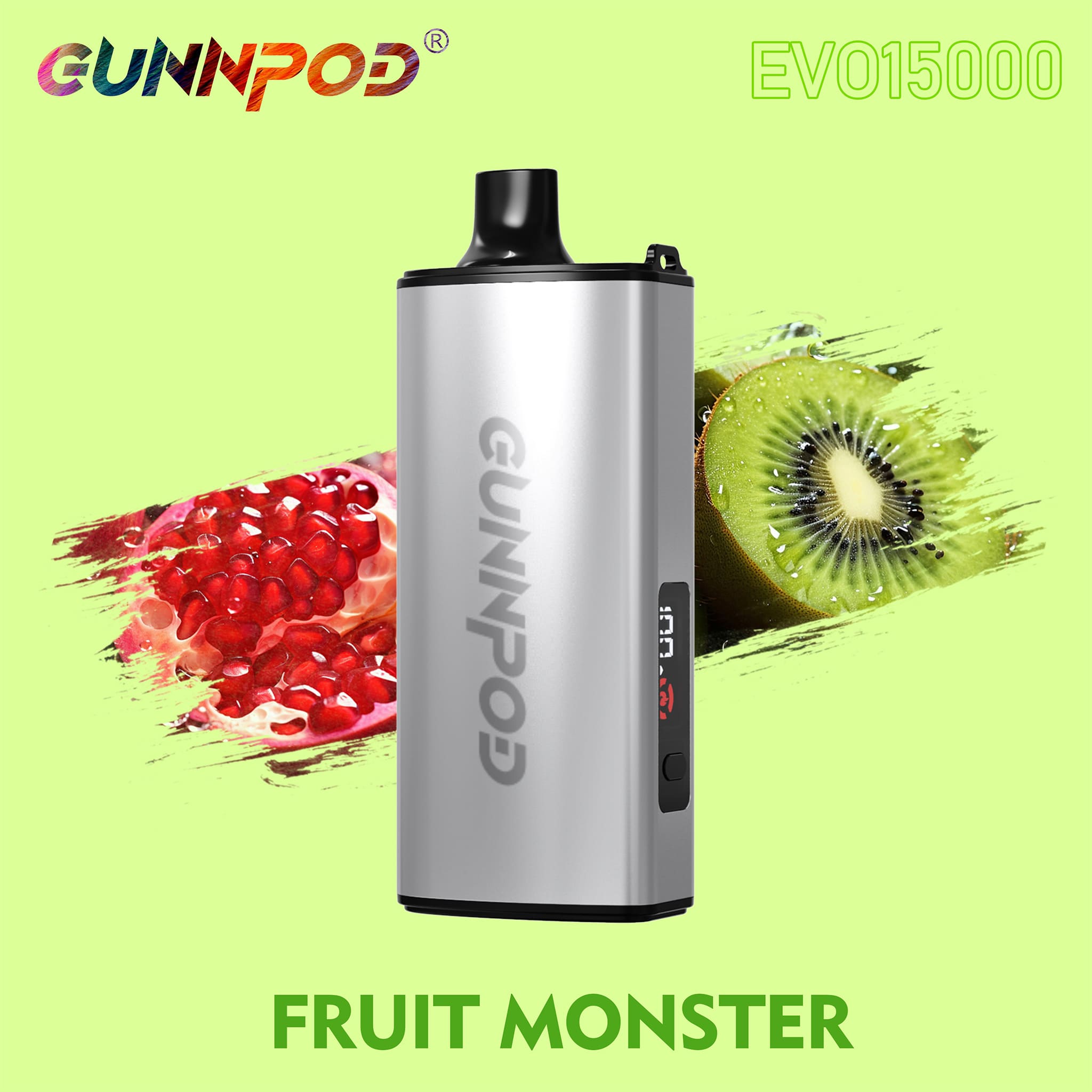 15K Puffs Gunnpod Evo Disposable Vape Fruit Monster Flavor