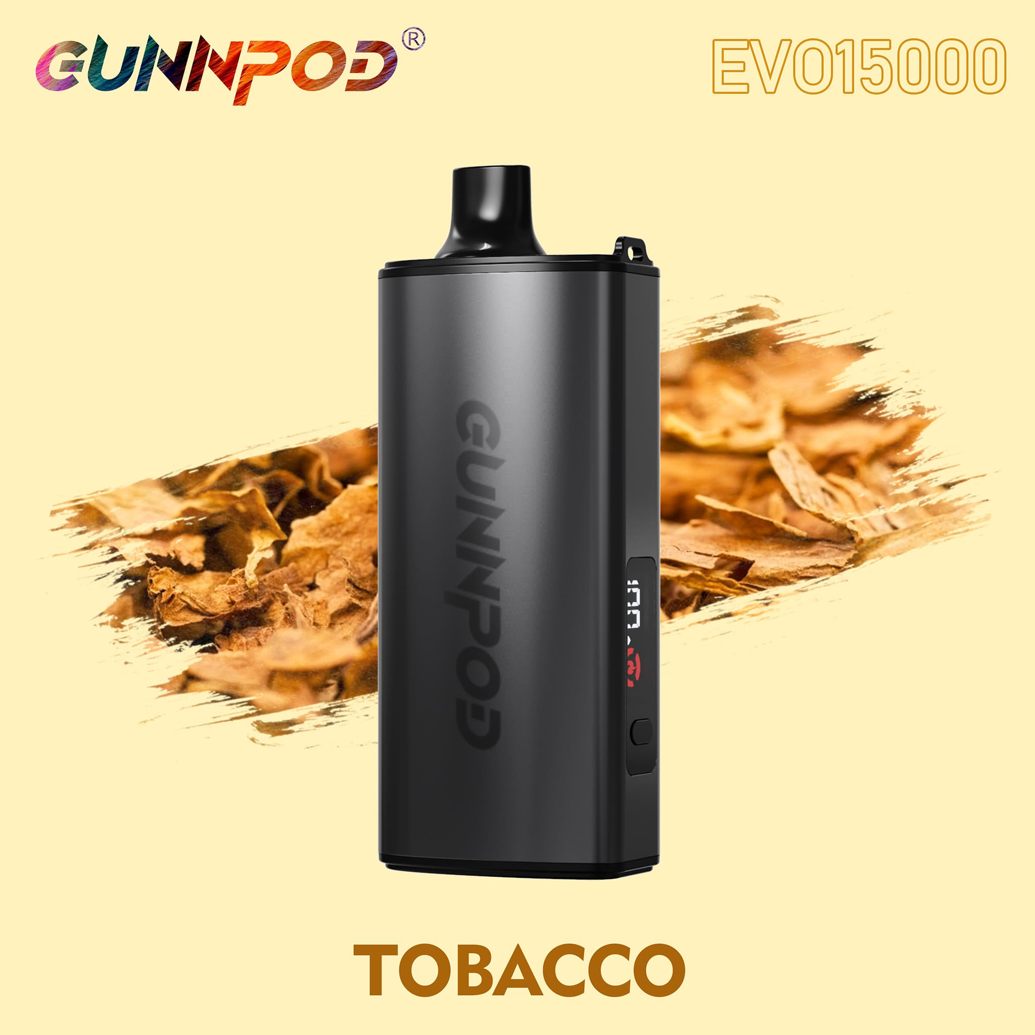 15K Puffs Gunnpod Evo Disposable Vape Tobacco Flavor