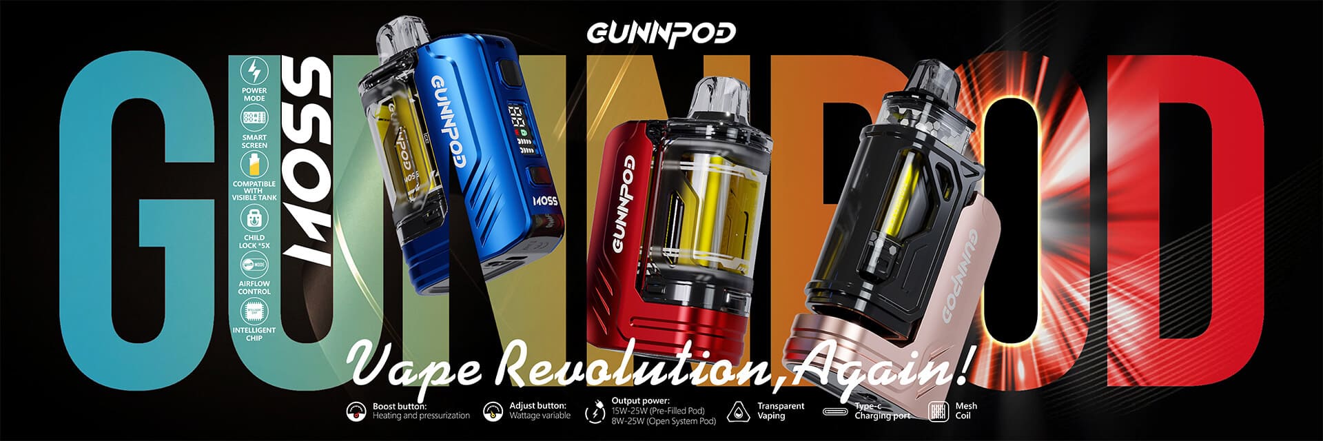 gunnpod moss gen 2.0 vape kit banner
