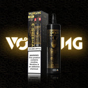 50K Puff Vookong DTL Disposable Shisha Vape Golden Apple Flavor